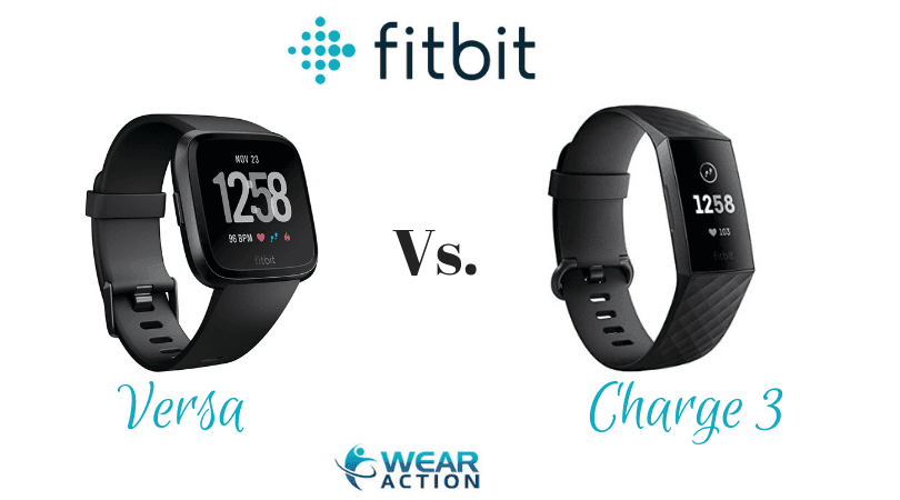 difference between fitbit versa 2 and charge 3